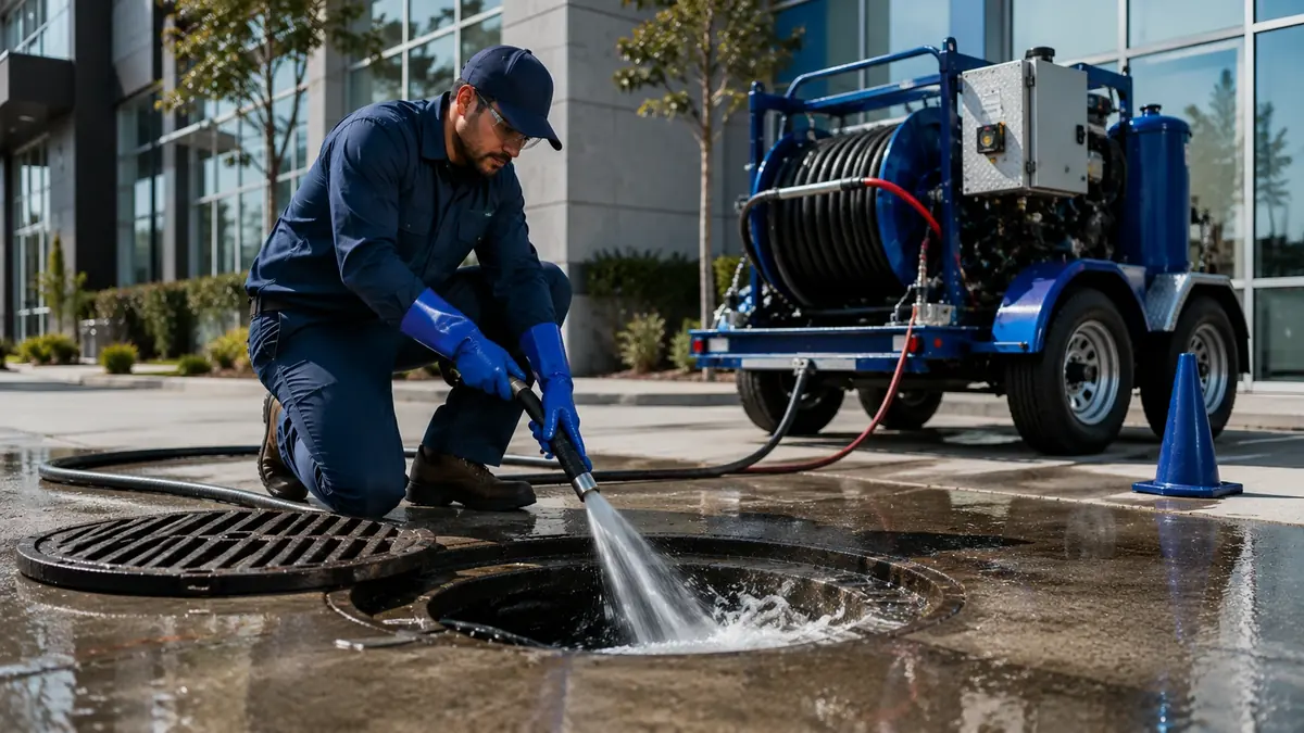 Commercial Hydro Jet Drain Cleaning in Thousand Oaks