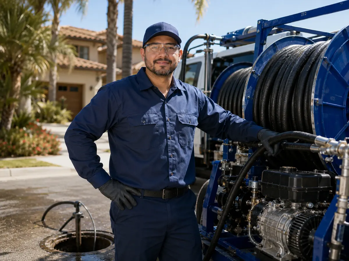 Hydro jet sewer cleaning in Thousand Oaks