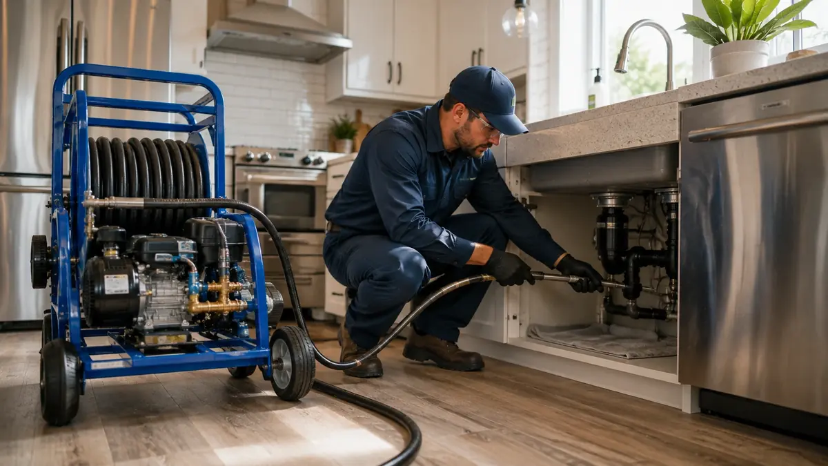 Kitchen Drain Hydro Jetting in Thousand Oaks