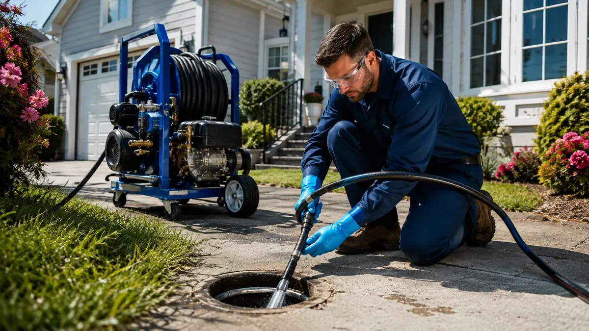 Residential Hydro Jet Drain Cleaning in Thousand Oaks